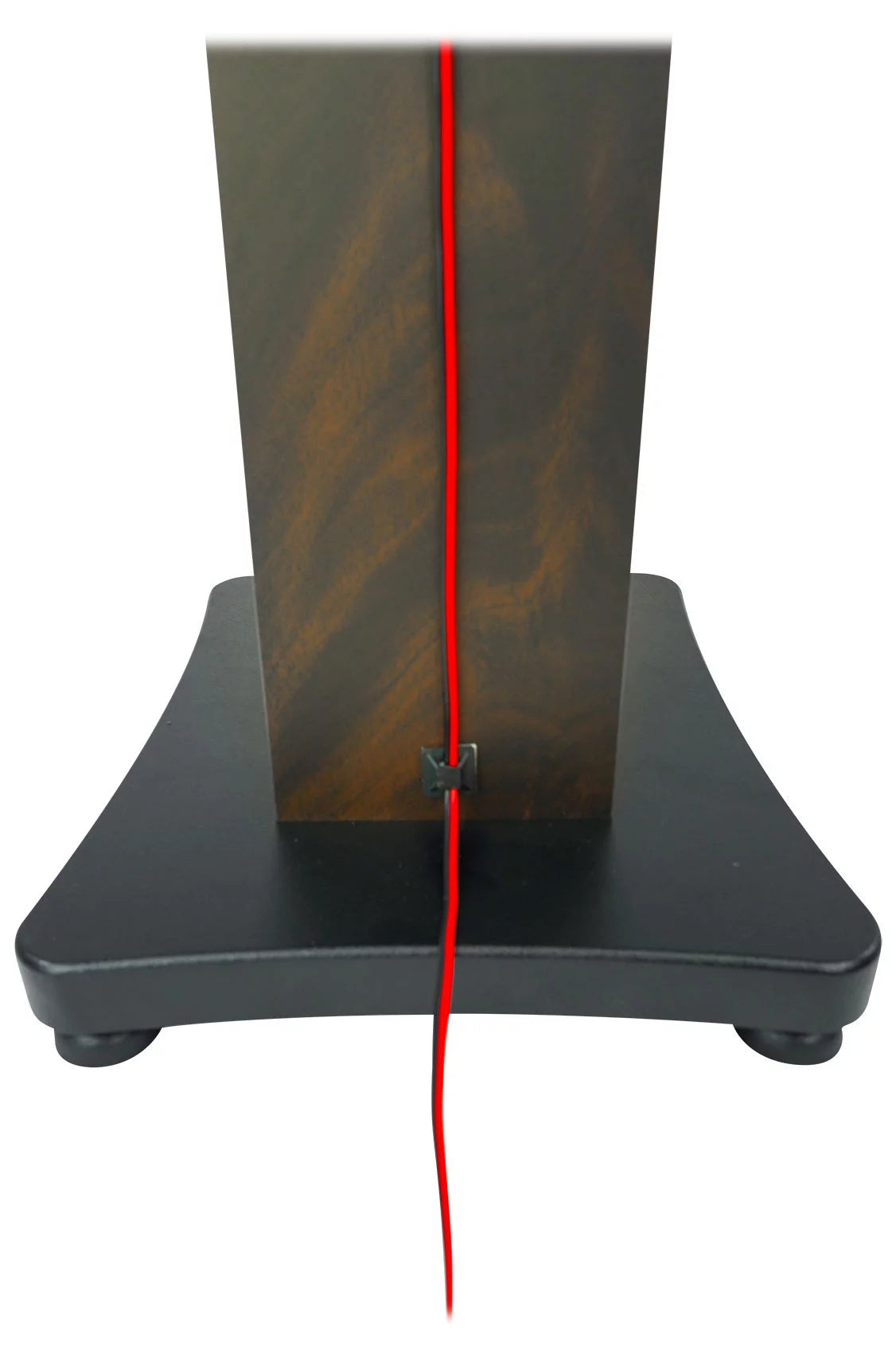 28" Dark Wood Grain Speaker Stands R65317