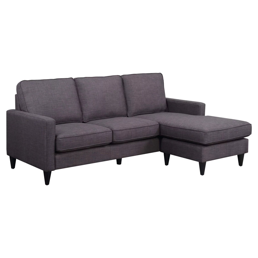 Charcoal Reversible Chaise Sectional W259035