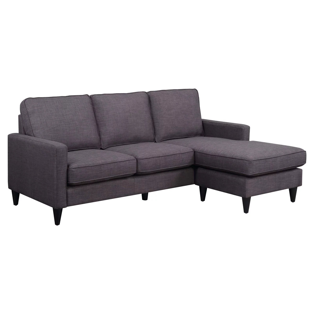 Charcoal Reversible Chaise Sectional W259035