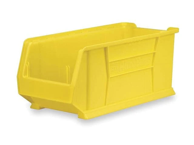 Yellow 4 Pack Stacking Storage Organizer Bin E241336