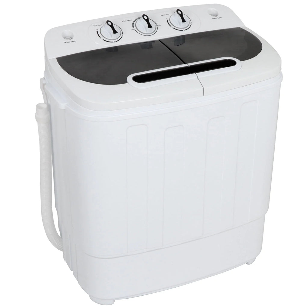 Compact Twin Tub Portable Washing Machine 13lbs L84937