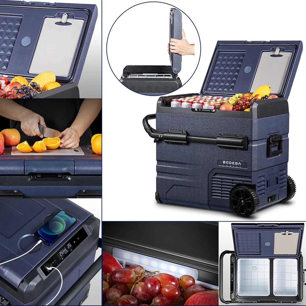 12 Volt 37 Qt. Portable Car Refrigerator J568045