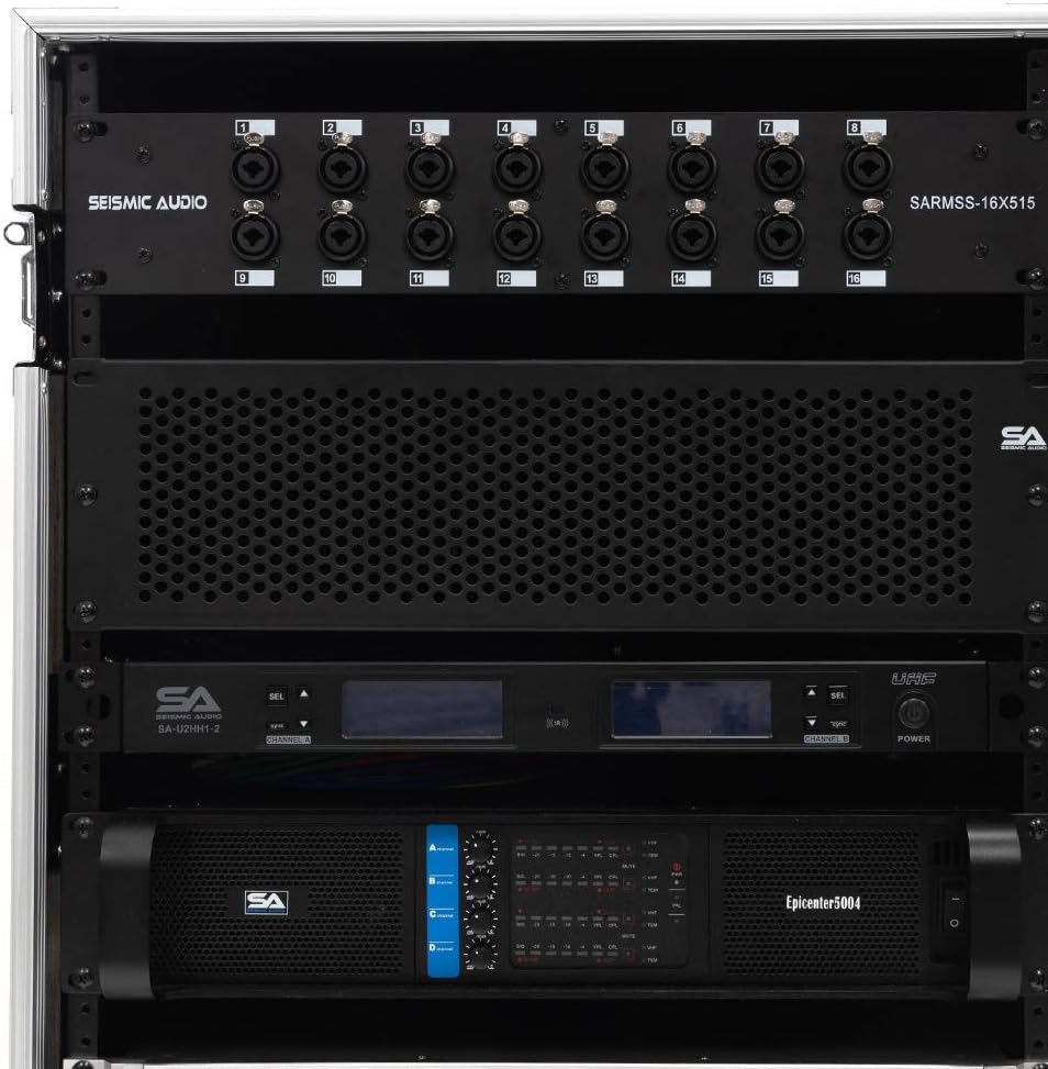 10 Space Pro Audio DJ Road Rack Case with Casters Z660