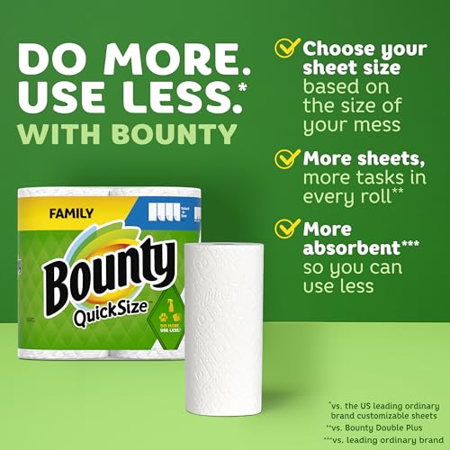 White Paper Towels, 8 Family Rolls J798225