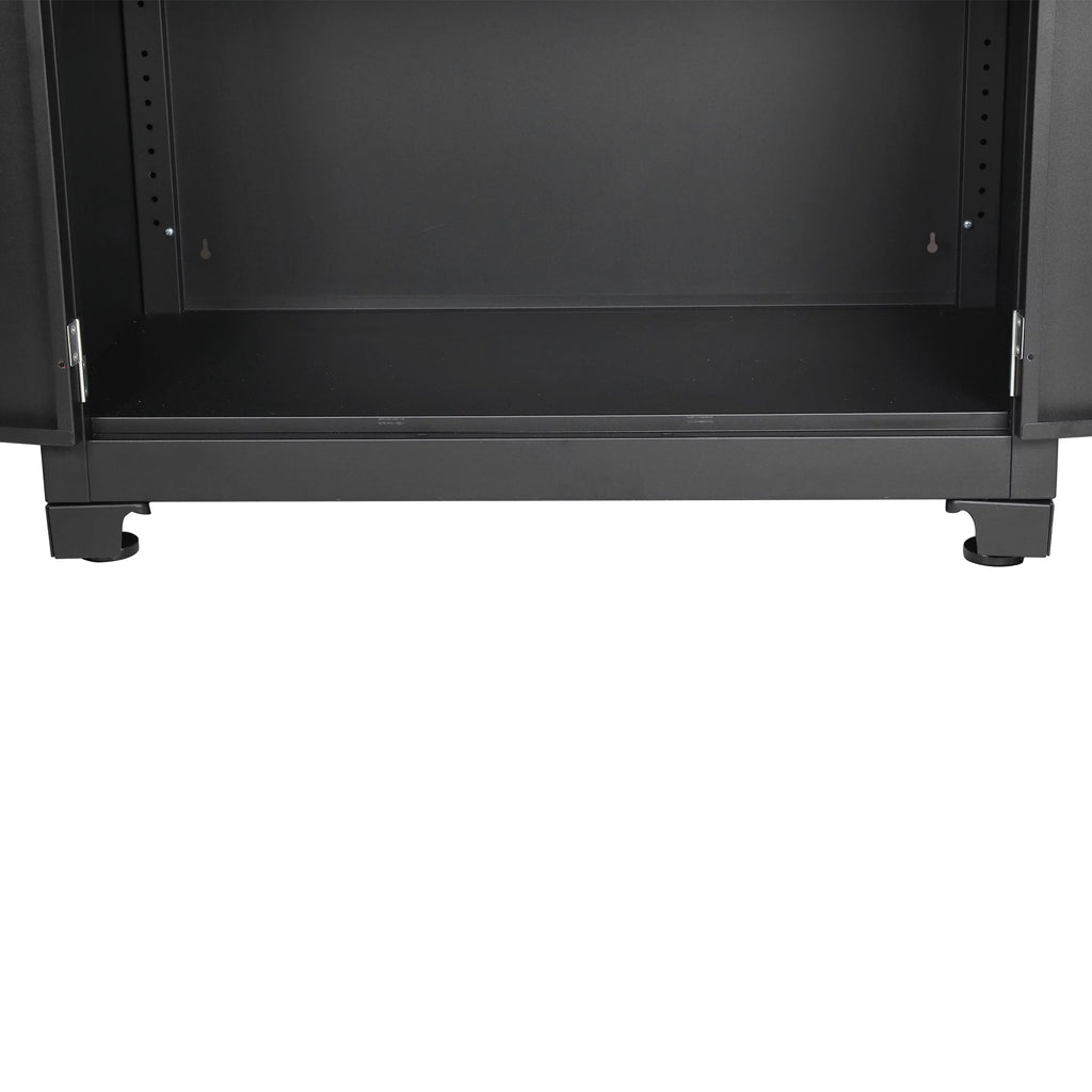 48-inch Black Metal Garage Storage Cabinet Y6426