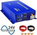 2000 Watt Pure Sine Wave Inverter 24V DC to 110v 120V AC E714