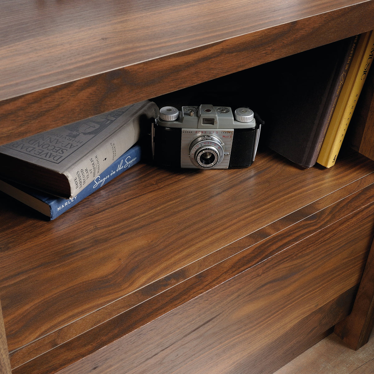 Grand Walnut Nightstand V481