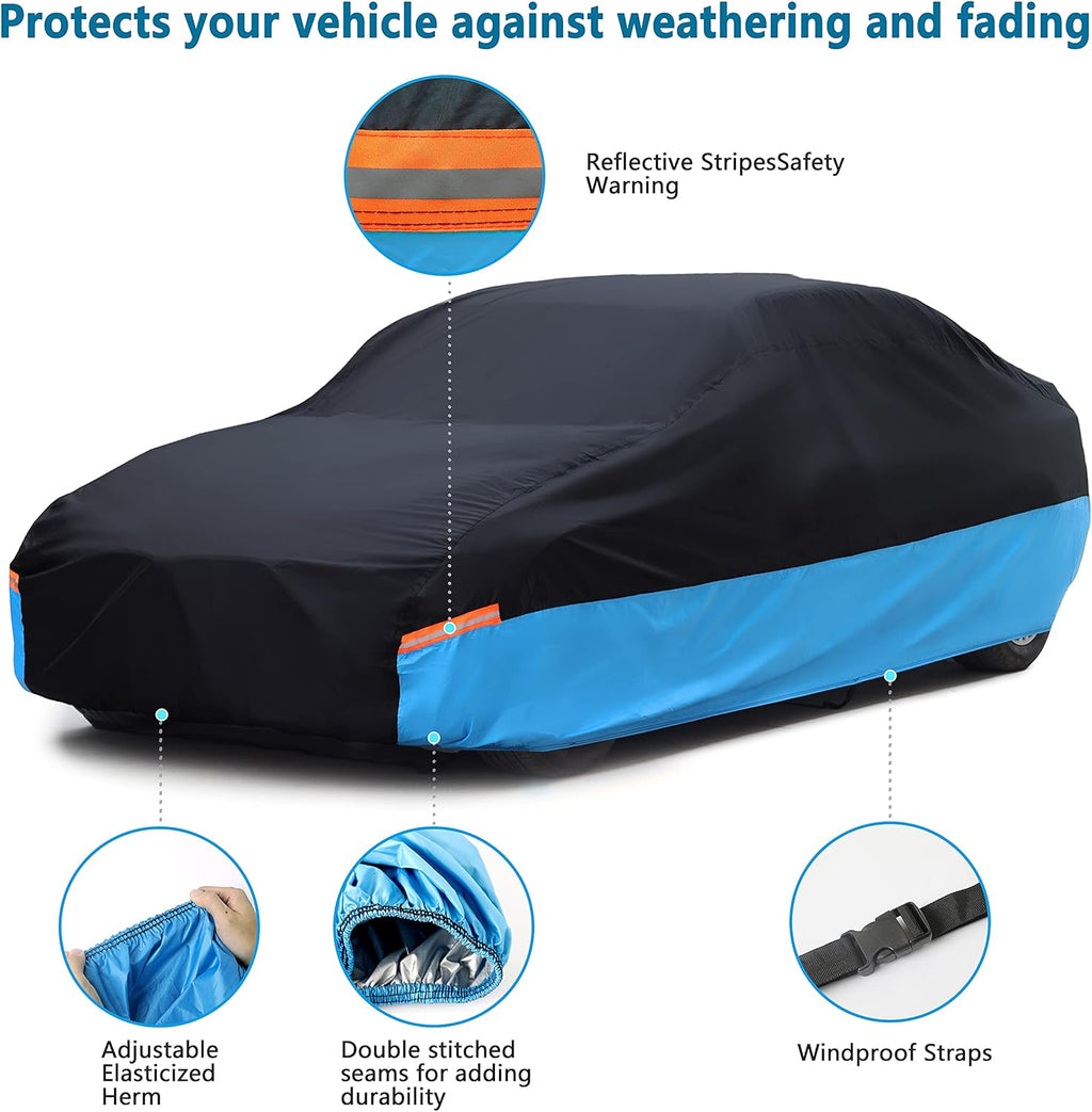Waterproof All Weather Breathable UV Protection Car Cover P353