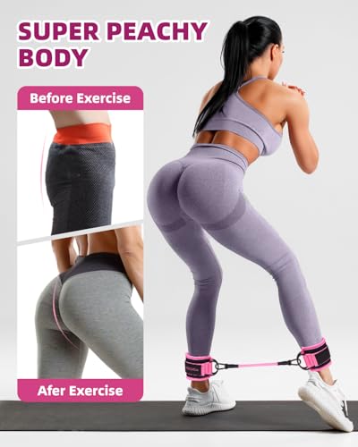 Resistance Bands Set with Cuffs, Set of 8 S667361