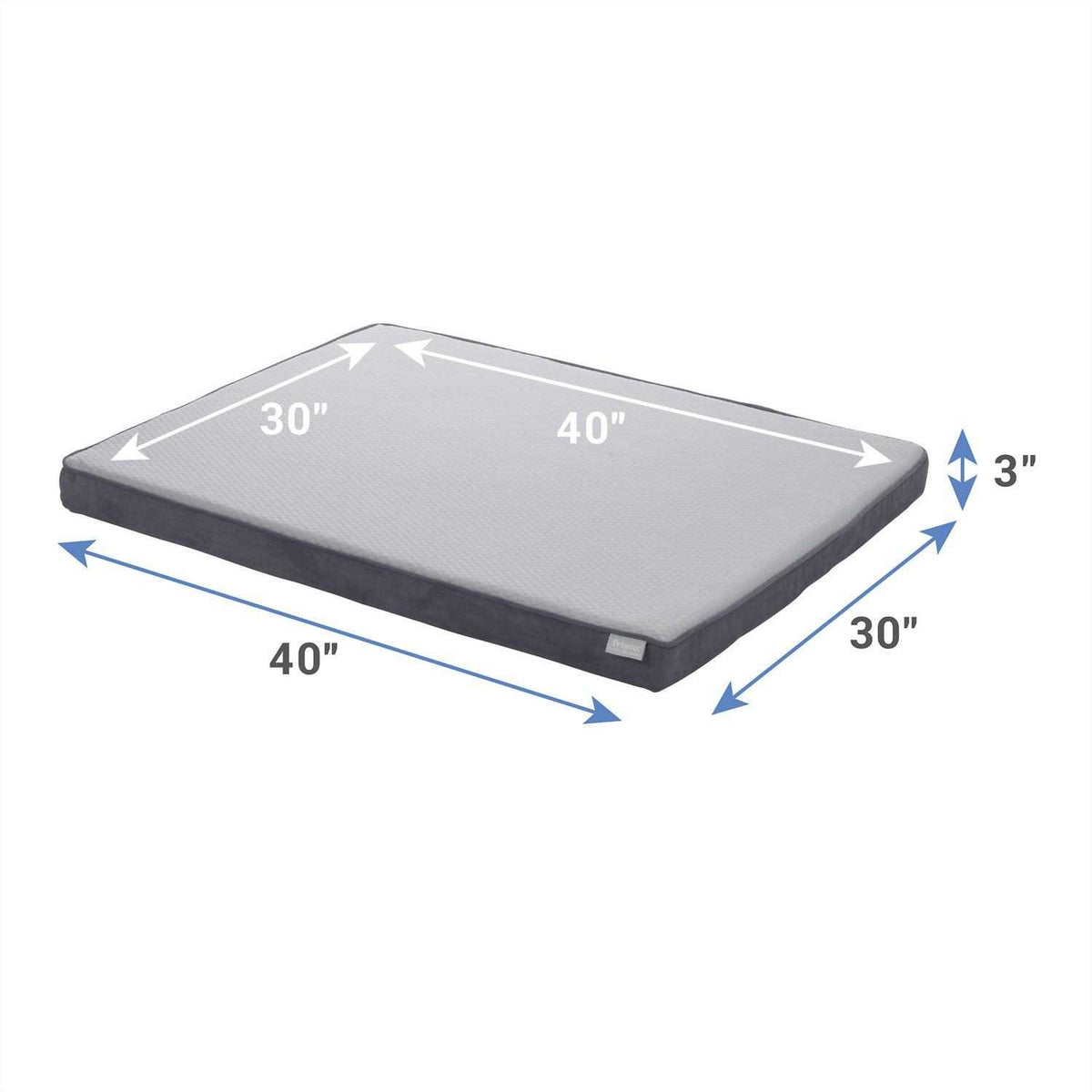 Large Cooling Orthopedic Dog Bed with Removable Cover O390474