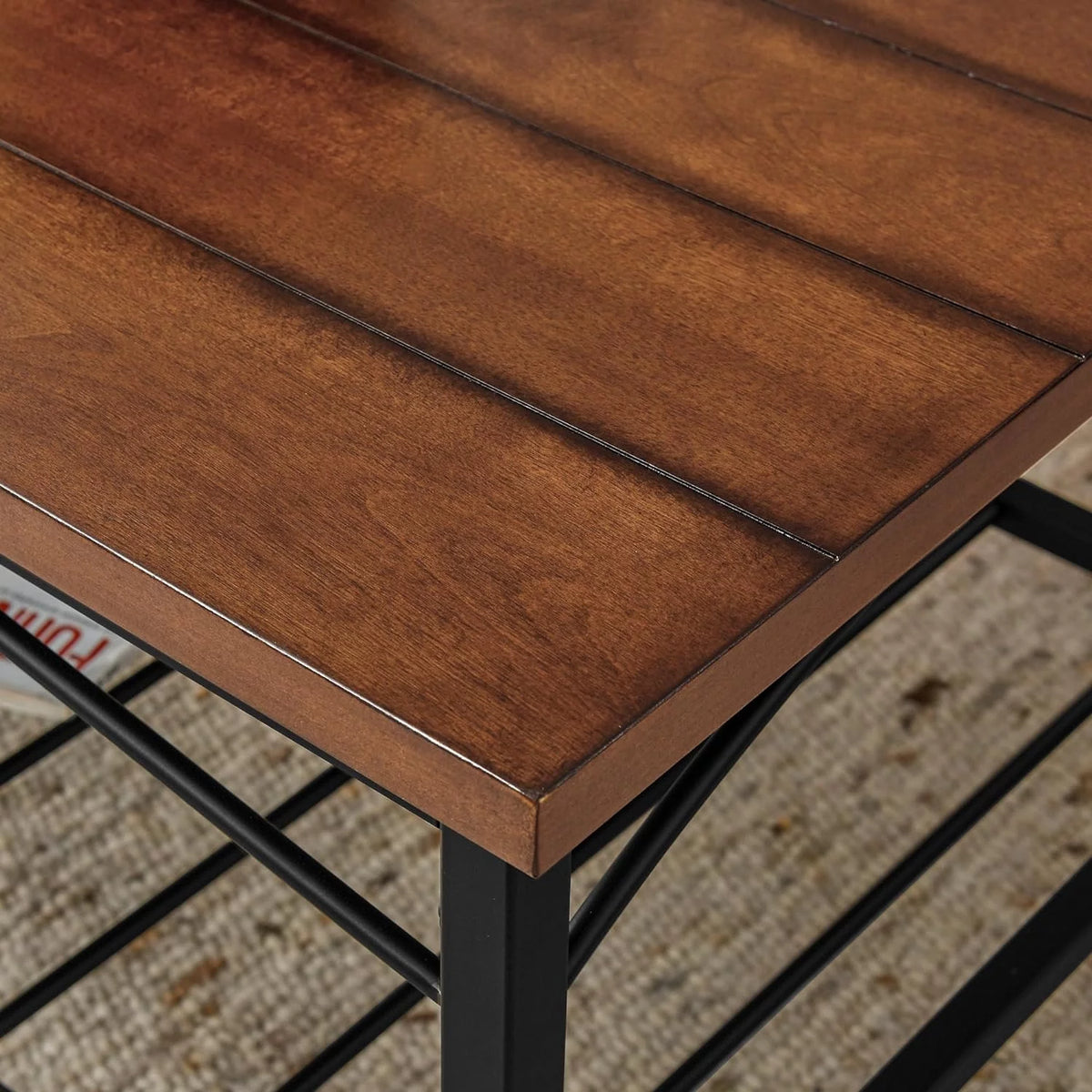 Brown 3 Piece Coffee Table and 2 End Side Tables I948577