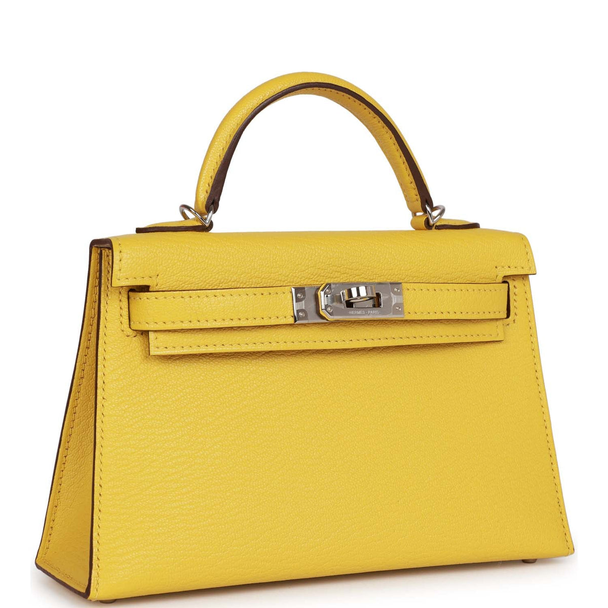Jaune de Naples Verso Chèvre Palladium Hardware Bag U6881