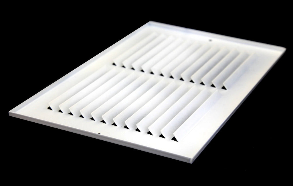 12"w X 24"h Steel Return Air Grilles - White H10207