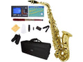 Gold Lacquer E Flat Alto Saxophone with Tuner U48015