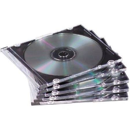 400 Slim Assorted Color CD Jewel Cases S144714