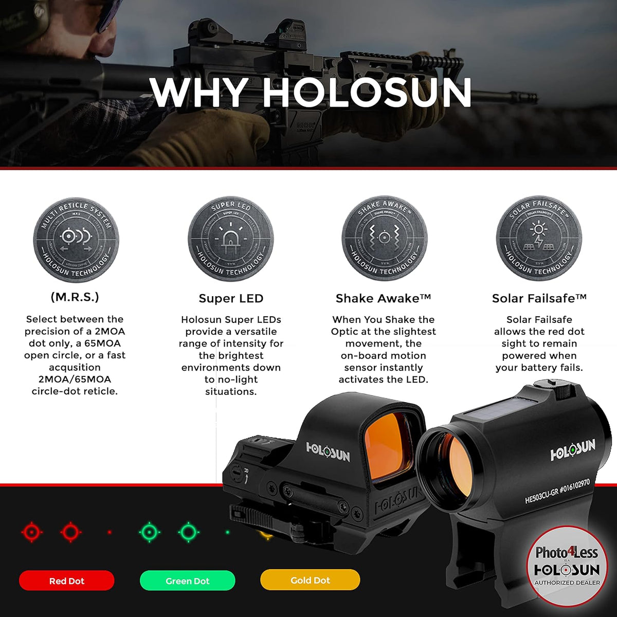 2 MOA Red Dot Sight L119