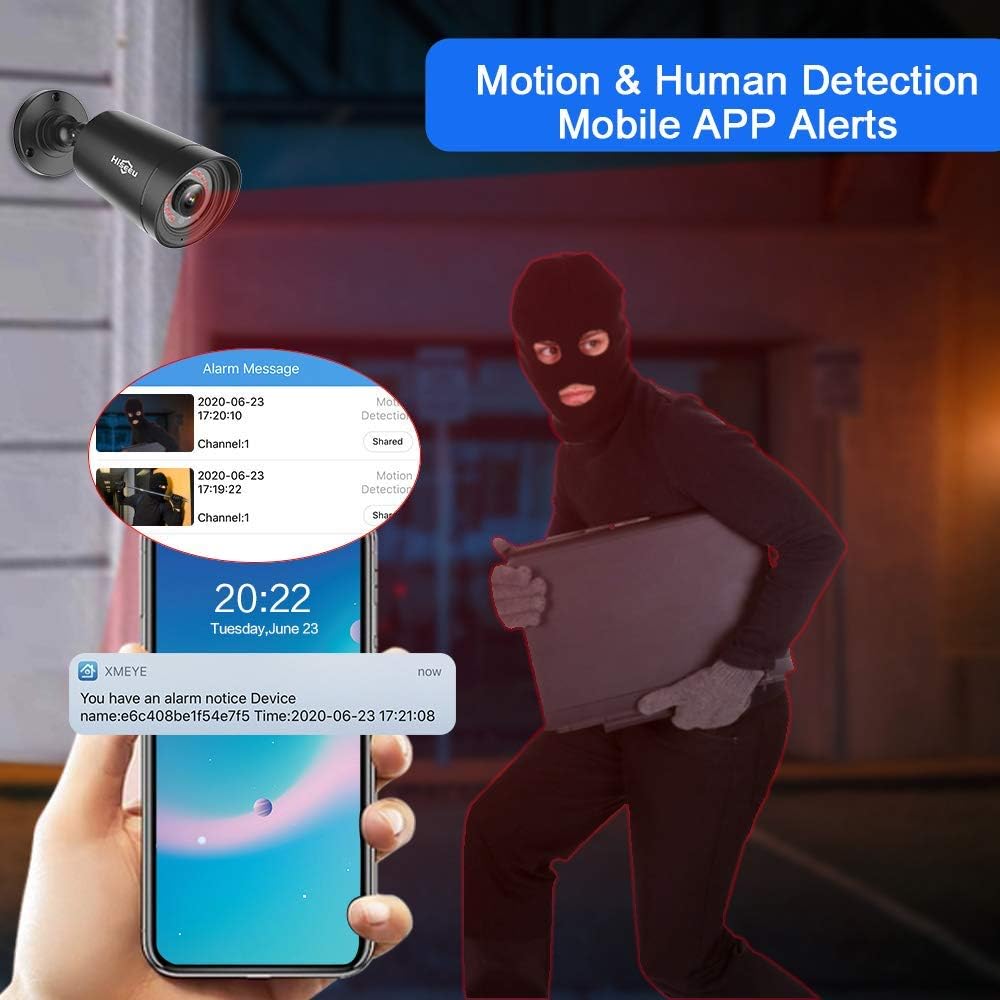 5MP 8 Channel Security Camera System with 3TB Hard Drive R53177