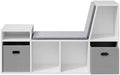 Reading Nook Bench with Seat Cushion J895
