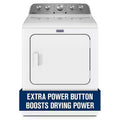 7.0 cu. ft. Vented Gas Dryer in White D99800