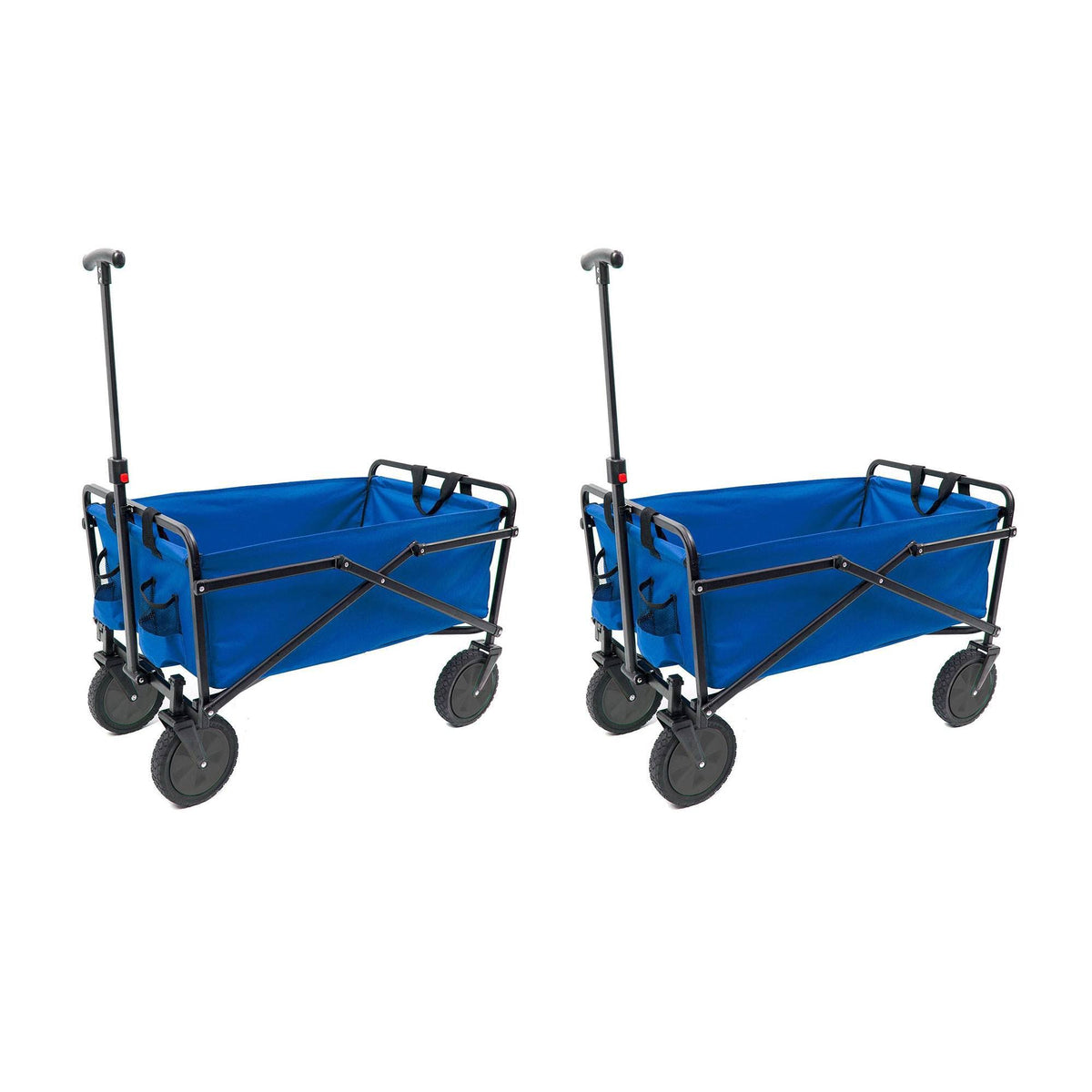 Heavy Duty Compact Folding Outdoor Utility Cart 2 Pack A661