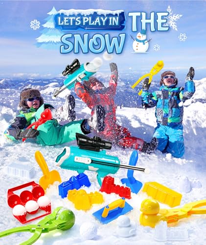 Snowball Maker with Snowball Launcher and Mesh Bag Y443