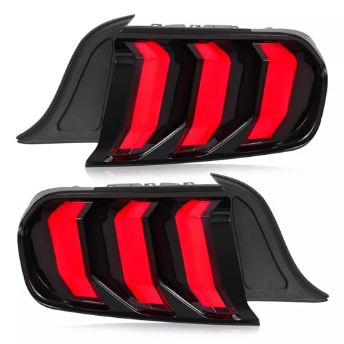 2015-2020 Ford Mustang LED Tail Lights Pair Set G1043