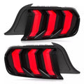 2015-2020 Ford Mustang LED Tail Lights Pair Set G1043
