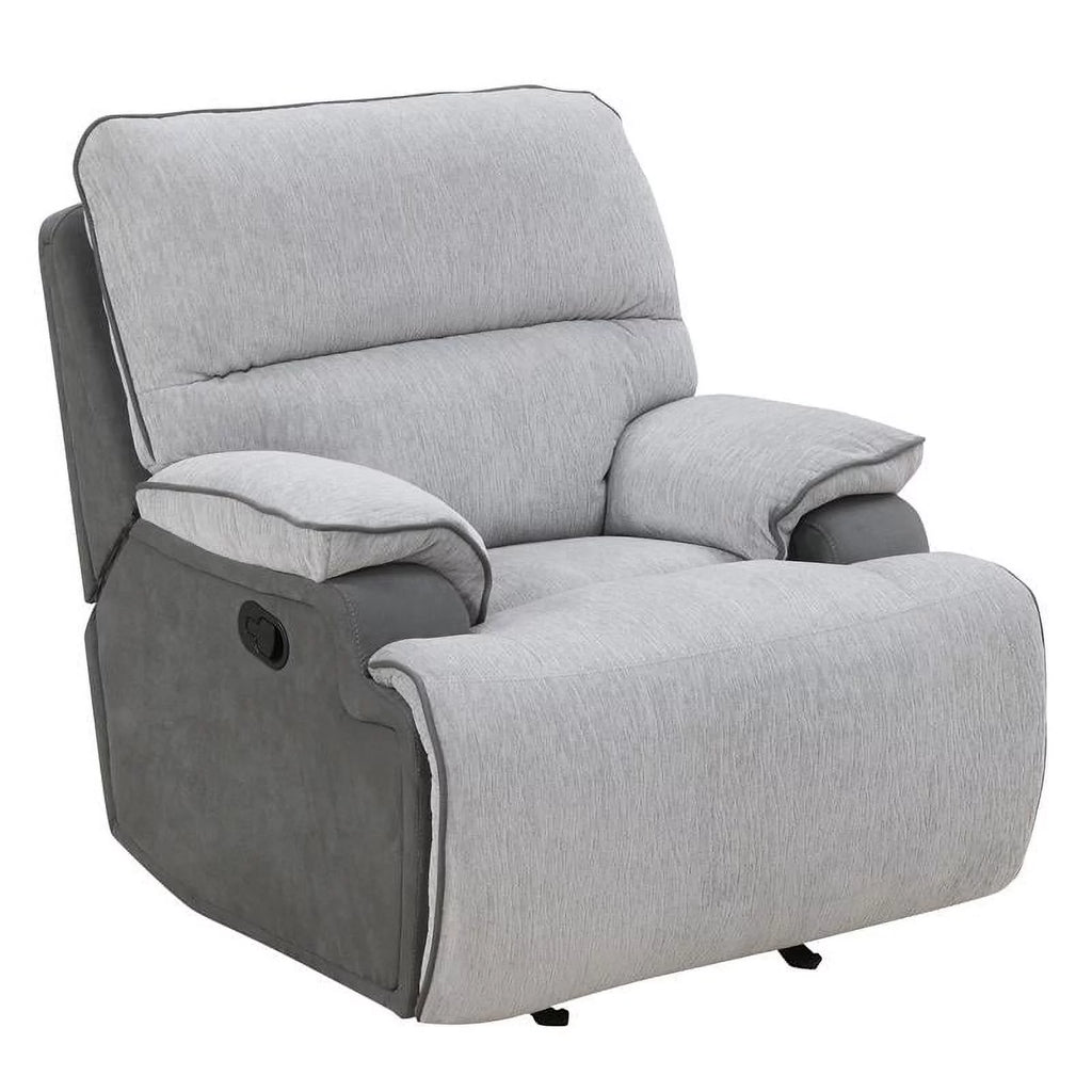 Light Gray Fabric Recliner Chair A5242