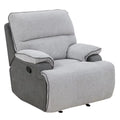 Light Gray Fabric Recliner Chair A5242