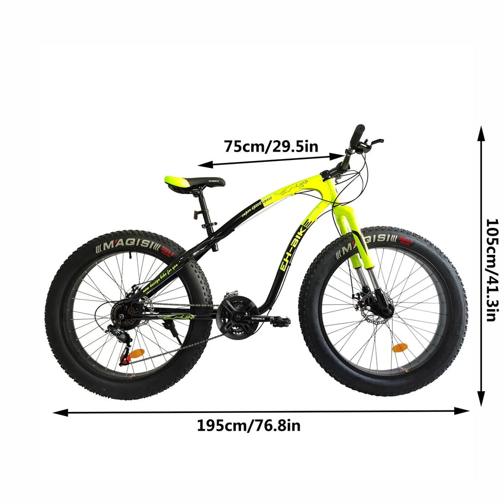 26-Inch Fat Tire Mountain Bike E73844