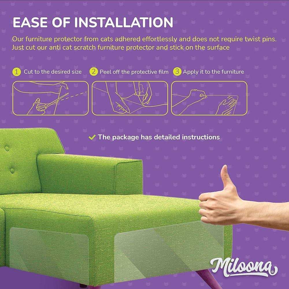 Anti Cat Scratch Furniture Protector 4 Sheets R409927