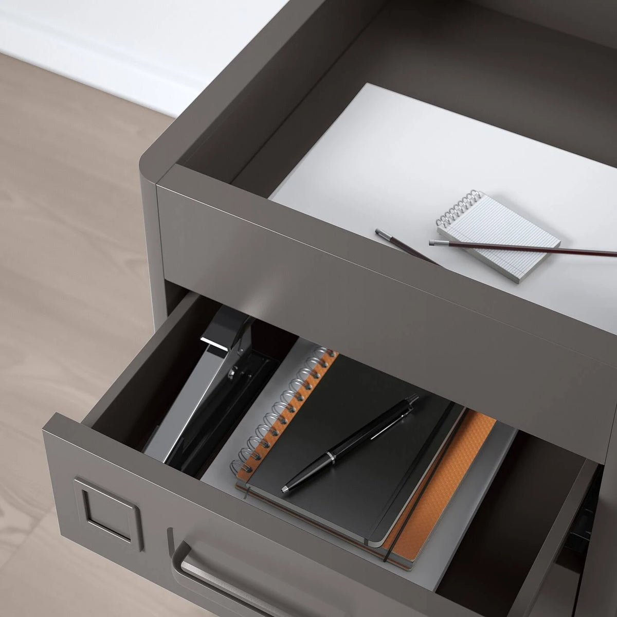 Dark Gray Drawer Unit on Casters F11332
