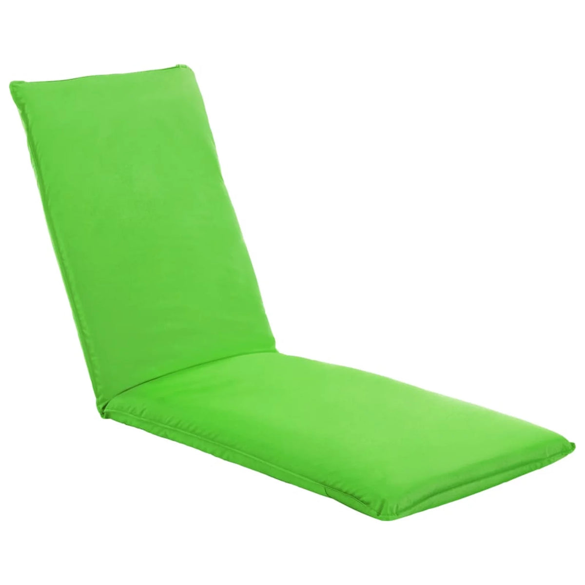 Green 5 Level Adjustable Oxford Fabric Folding Chaise Lounge Chair I8967
