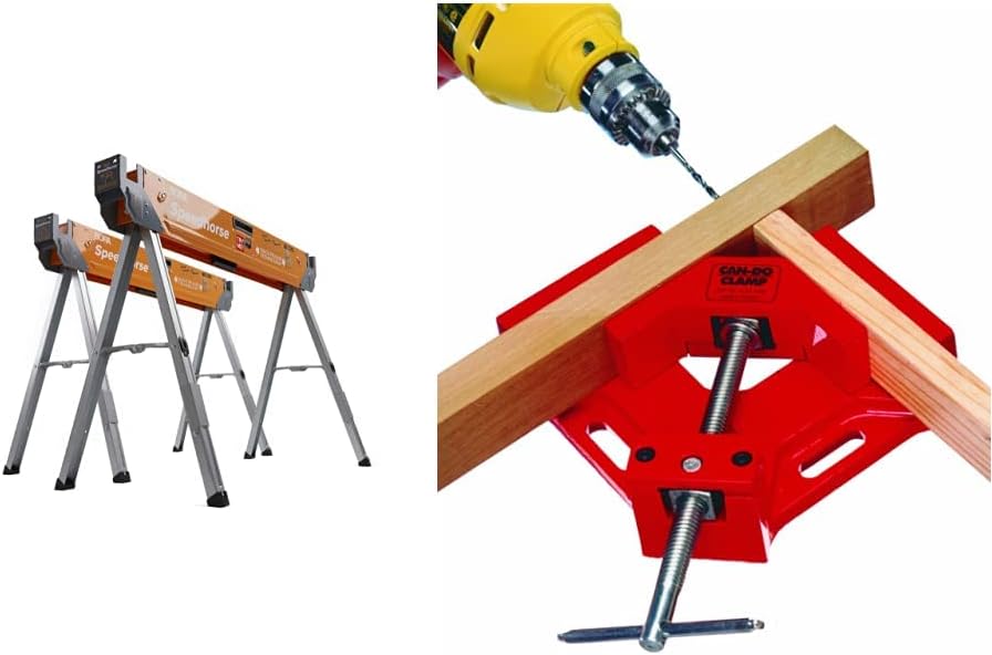 Folding Metal Sawhorse Pair B388471