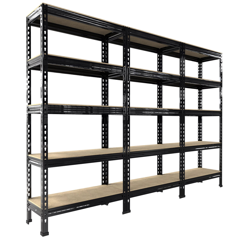 5 Tier Adjustable Metal Storage Shelves, 3 Pack Z717235