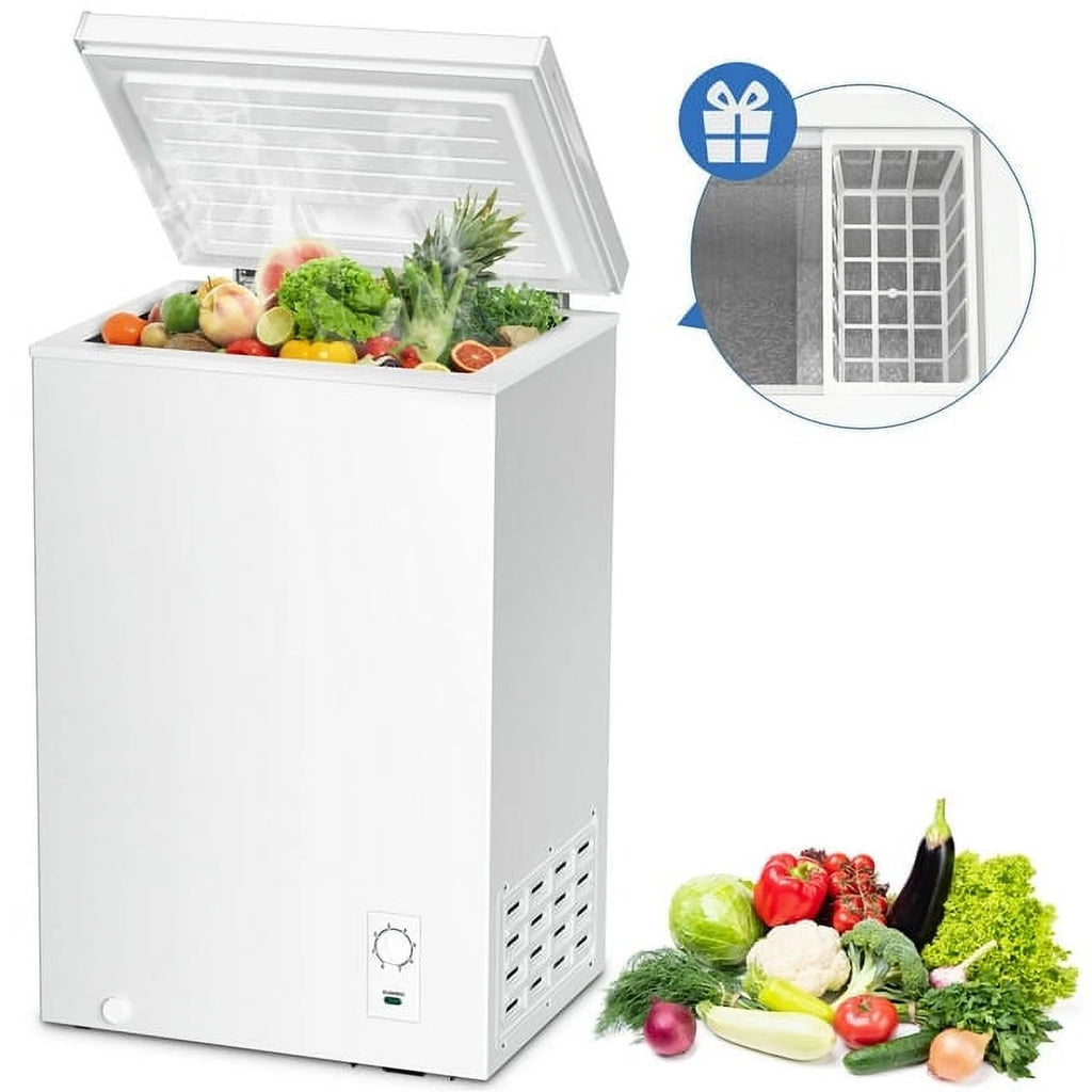 2.7 Cubic Feet White Chest Freezer W4108