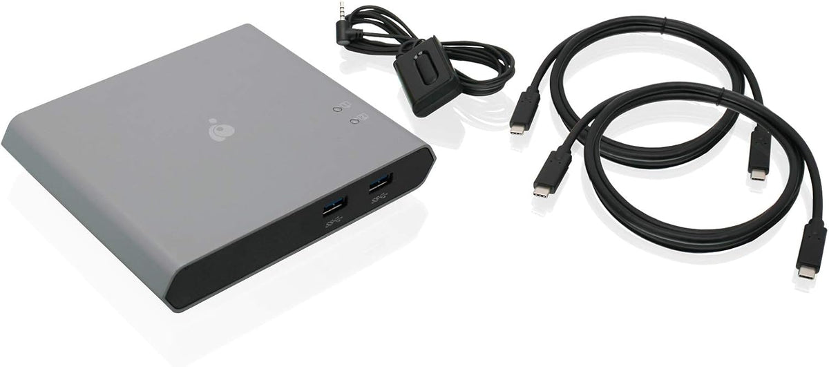 2-Port HDMI Cable KVM Switch with Cables and Audio, Black G131517