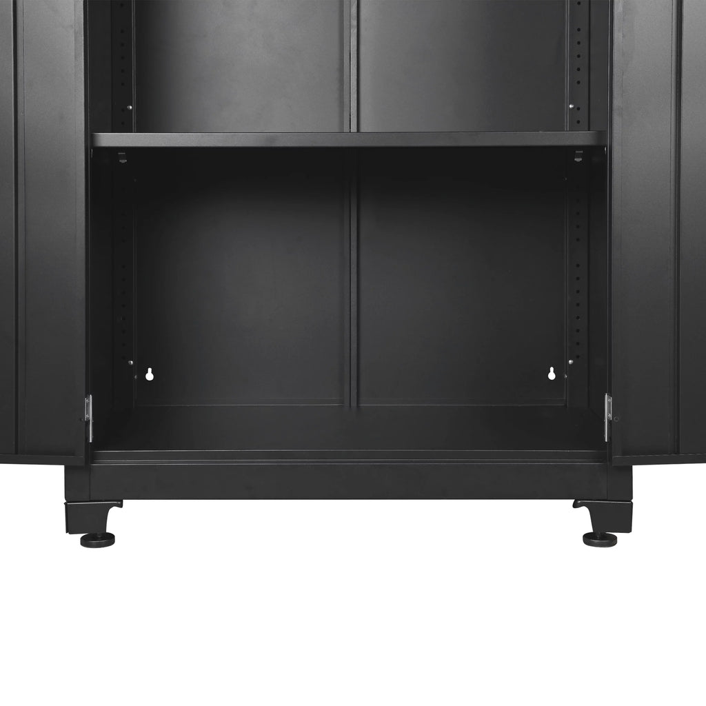 48-inch Black Metal Garage Storage Cabinet Y6426