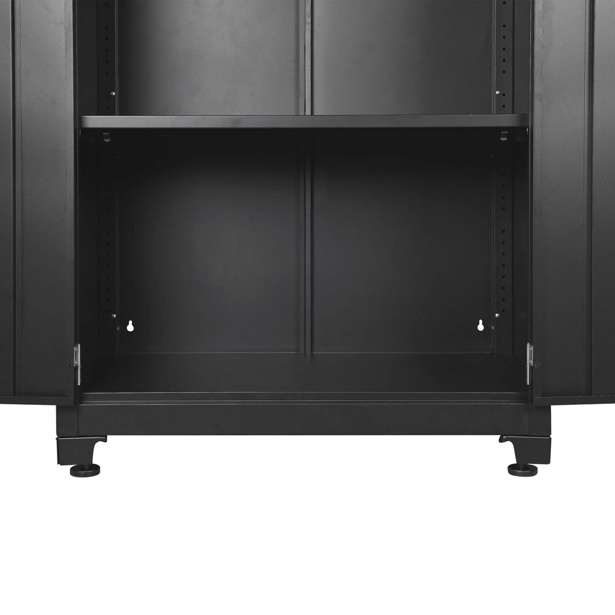 48-inch Black Metal Garage Storage Cabinet Y6426