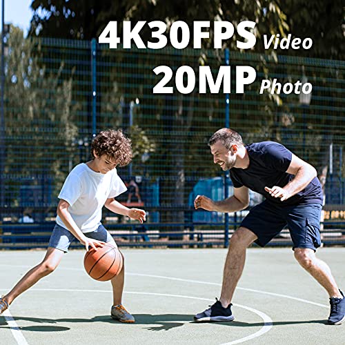 4K30 Action Camera with 256GB MicroSD U3 Card L358