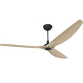 84 Ceiling Fan with Bamboo Blades and Black Finish D8374
