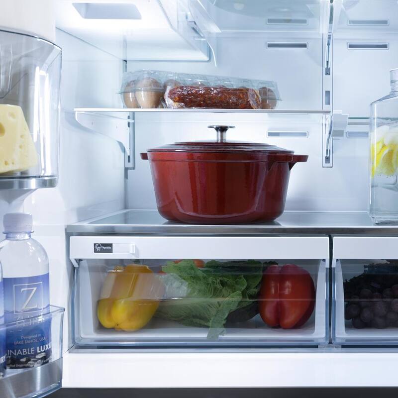 4-Door French Door Refrigerator with Ice and Water Dispenser L18201