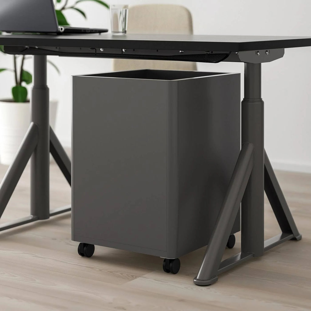 Dark Gray Drawer Unit on Casters F11332