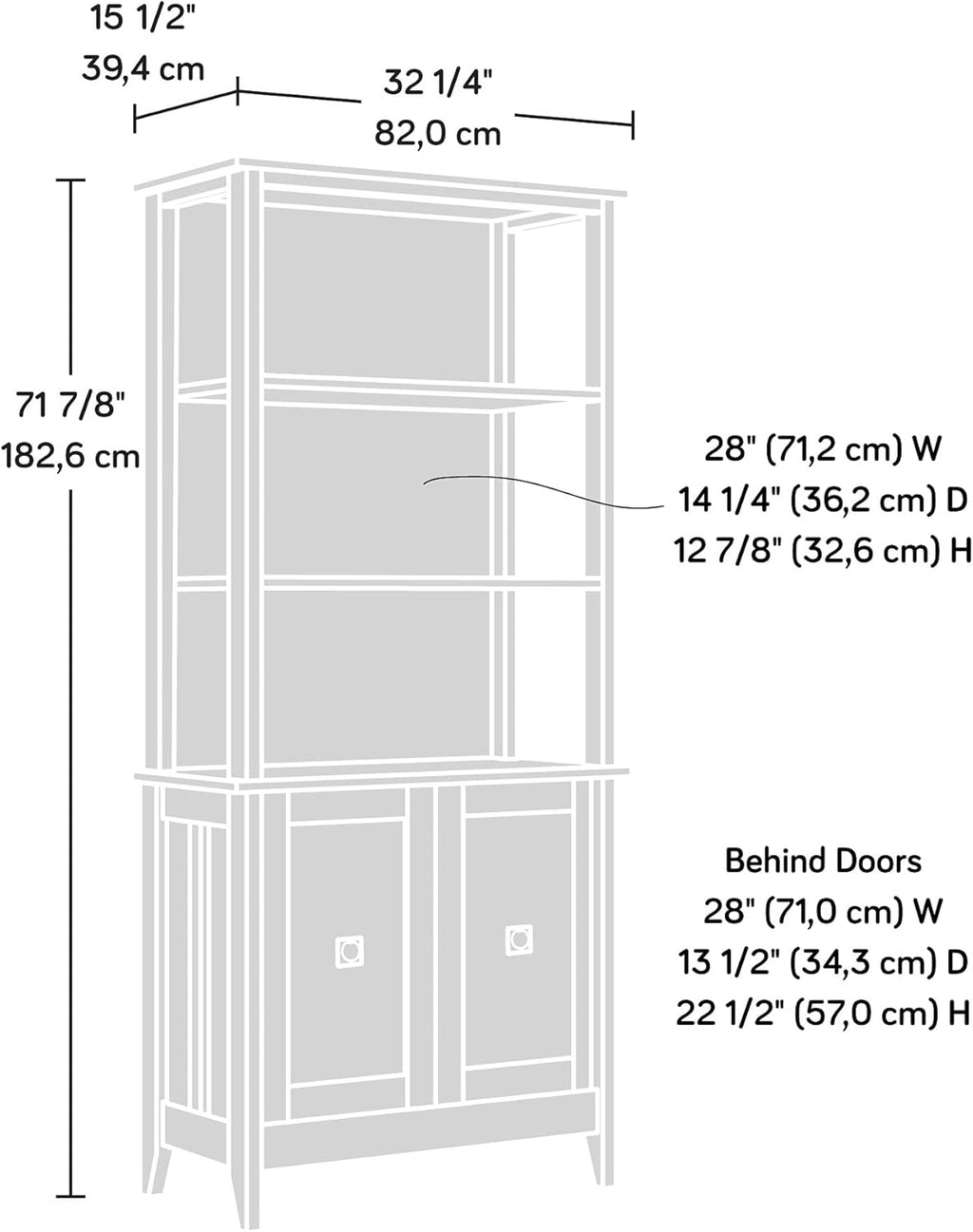 Bookcase W9383