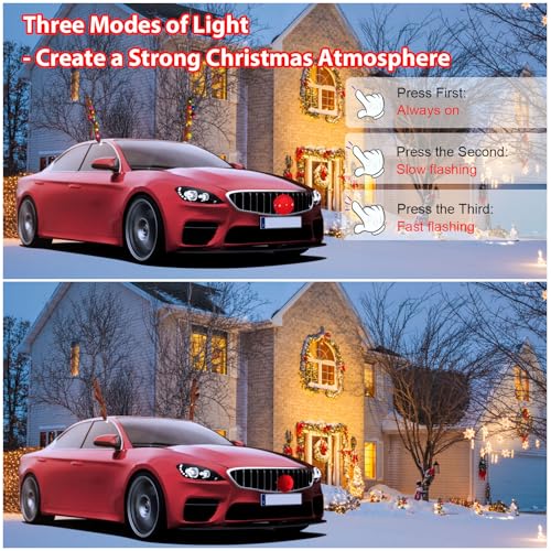 Christmas Reindeer Car Kit with LED B35441