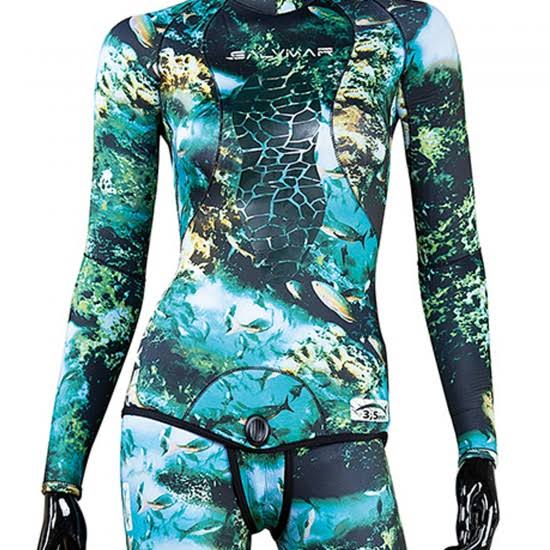 Camo Blue 5.5mm Wetsuit C961