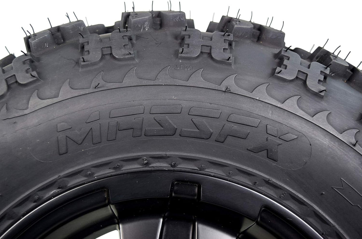 22x7-10 ATV Front Tire & 10x5 Black Wheel Kit (2 Pack) A37514