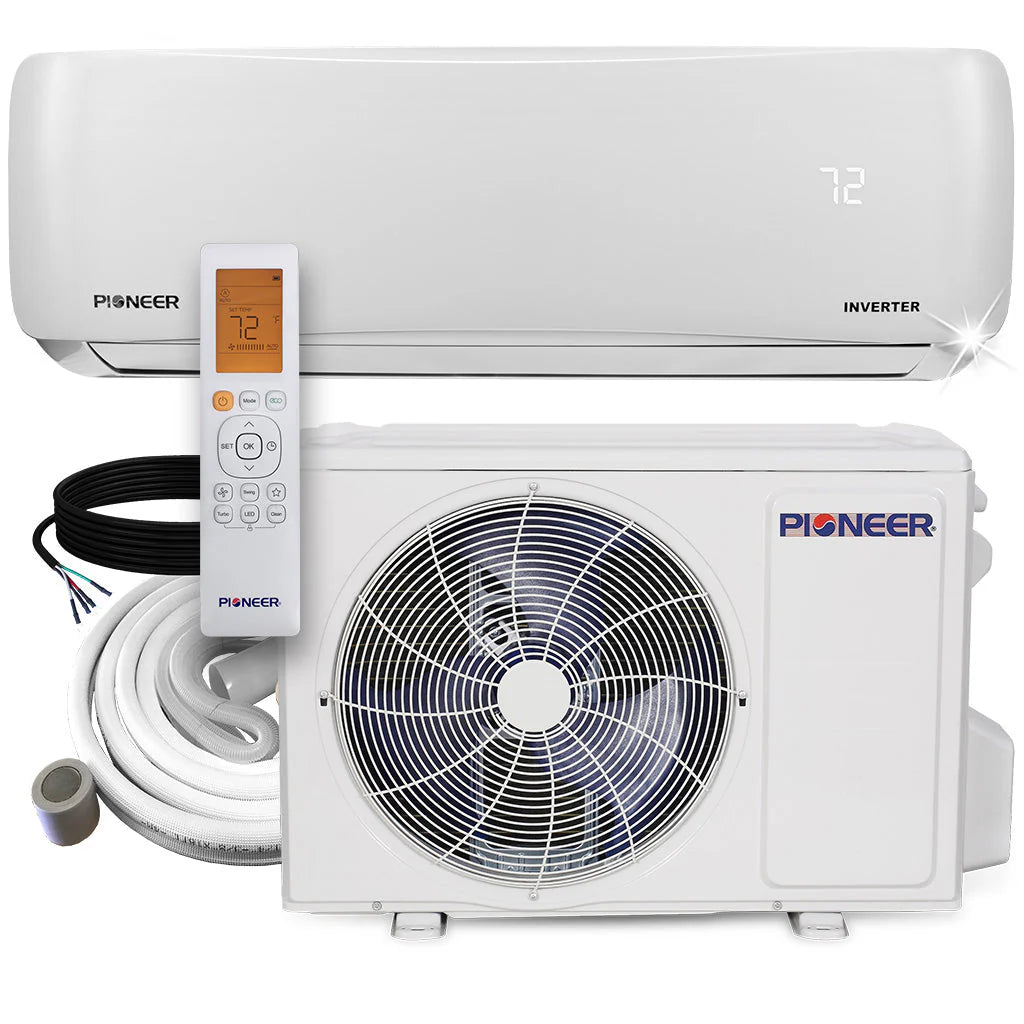12,000 BTU 20.5 SEER 230V Ductless Mini-Split Inverter Air Conditioner Heat Pump System U46494