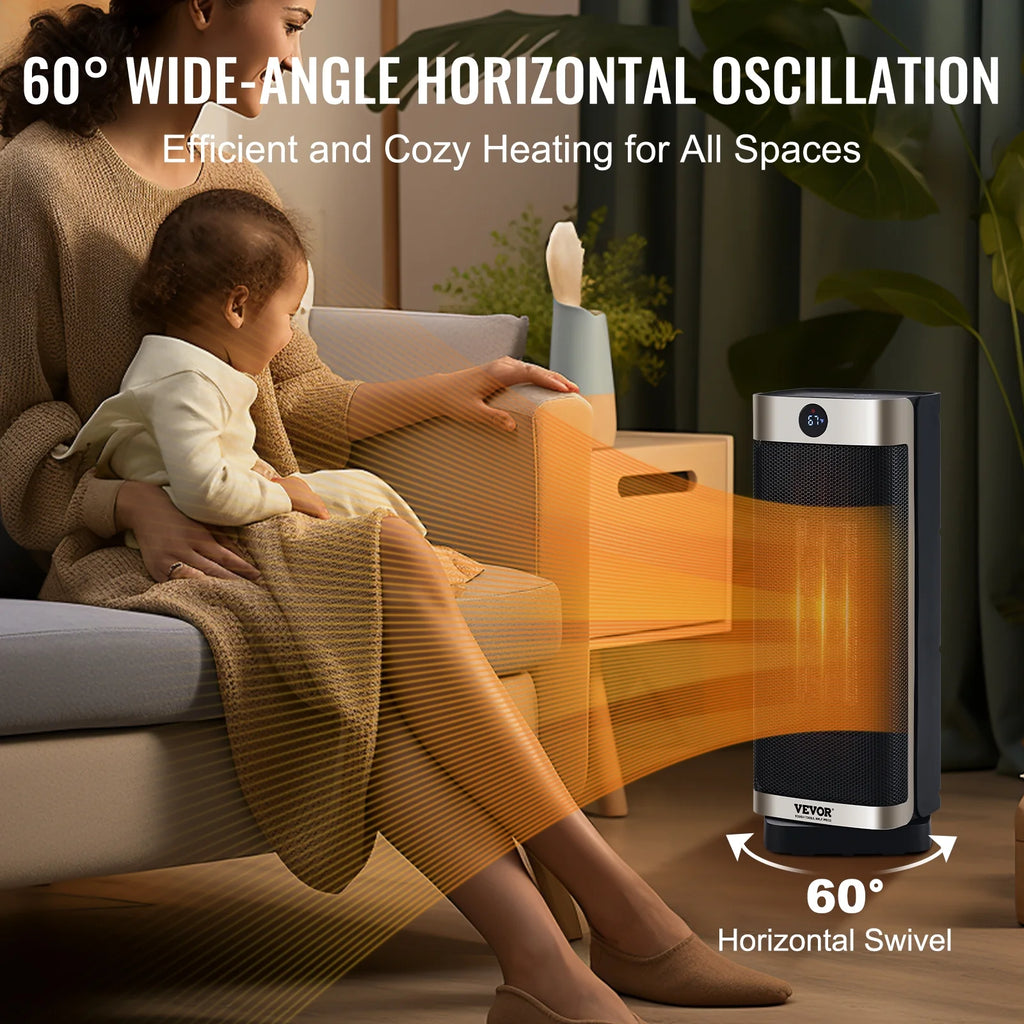 1500W Electric Fan Forced Portable Space Heater 16 in B963203