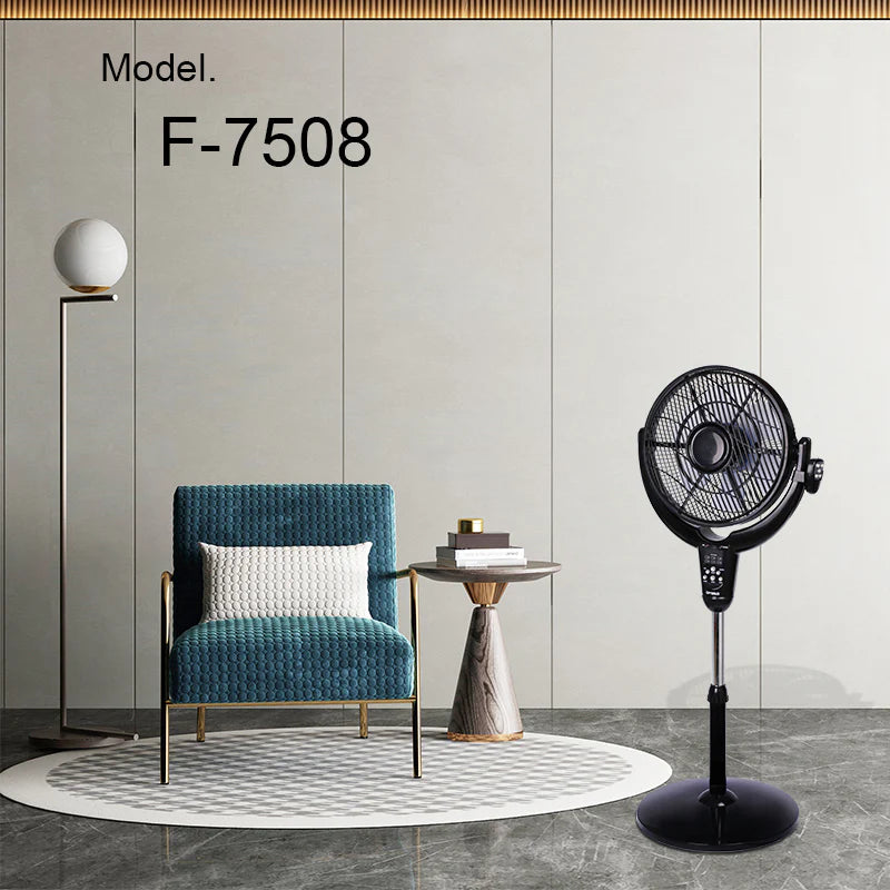 14'' Pedestal Fan with Remote LED Timer V307626